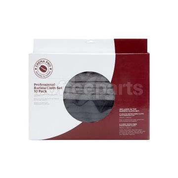 Crema Pro Professional Barista Cloth Cleaning Set: 10 Pack