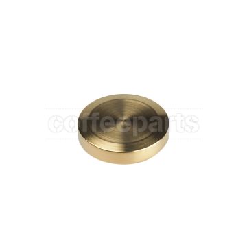 Reg barber 58.3mm tamper tamping base only: brass euro-curve 