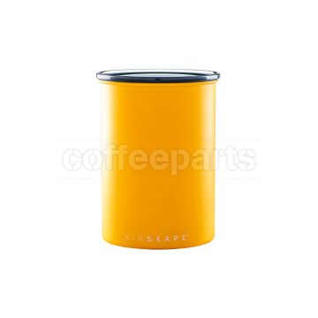 Airscape Medium Classic Coffee Storage Vault: Matte Yellow
