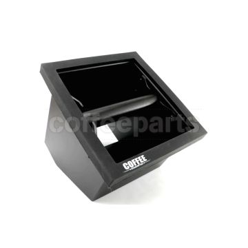 Tapered Grounds Coffee Knock Chute: Black