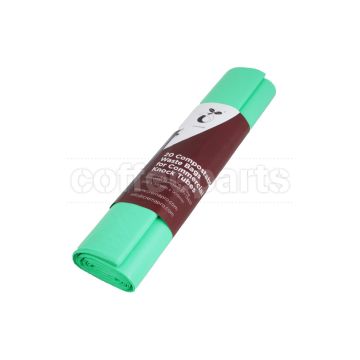 Crema Pro Commercial Floor Standing Knocking Tube Compostable Waste Bags