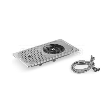 MHW Cup Rinser Small 32.5x17.5cm: Silver