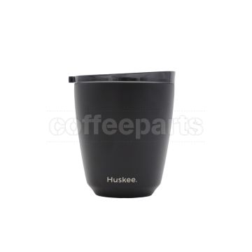﻿﻿Huskee Steel Cup with Lid 8oz (236ml): Black