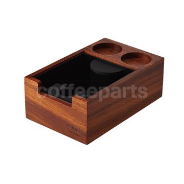 Muvna Solid Wood Coffee Station: 51/53/58mm Cherry