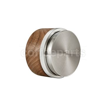 Muvna Solid Wood Tamper: 58mm Walnut Threaded Bottom