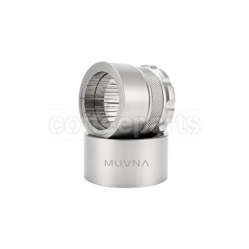 Muvna The 3rd Gen Needle Coffee Distributor (With Base): 53mm Silver