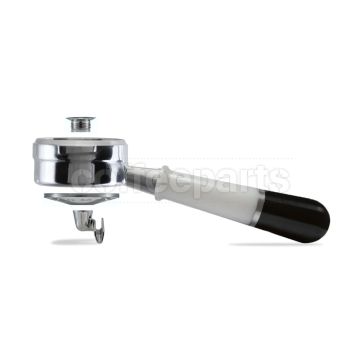 Pesado Hybrid Double Portafilter: White/Black - to fit 54mm Breville