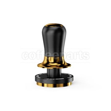 MHW Flowlight Series Impact Tamper: Ribbed 58.5mm Black/Gold