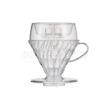 Hario V60 Drip-Assist Clear Plastic Set: PDA-1524-T