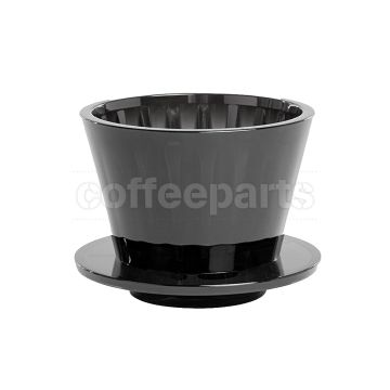 Timemore Crystal Eye B75 Coffee Dripper: Amber Black