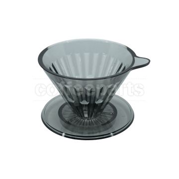 Timemore 1-Cup Plastic Crystal Eye Brew Coffee Dripper: Smoke