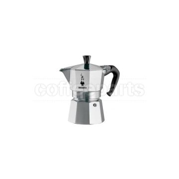 Bialetti Moka Express Stove Top Coffee Maker with a classic aluminum design