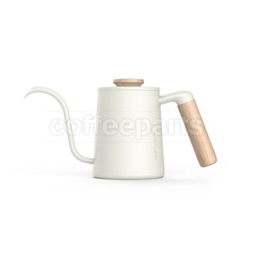 Airflow Brewer Drip Coffee Pot 300ml, creamy white coffee kettle.
