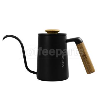 Airflow Brewer Drip Coffee Pot: 600ml black coffee kettle.