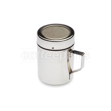 Stainless Chocolate Shaker with Mesh Top and Handle