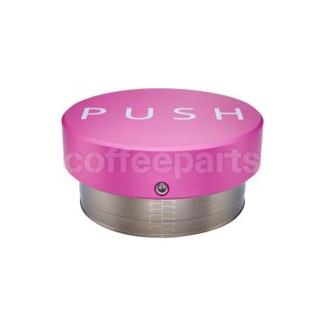 Clockworks Push Pink 58.5mm Coffee Tamper
