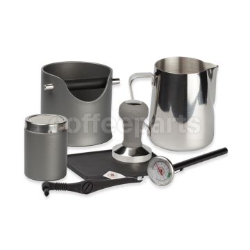 Crema Pro Grey Barista Kit for machines with 58mm filter baskets