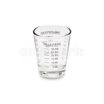 Measured 30ml with Increments Espresso Glass Cup