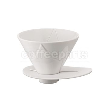 XMAS20 | Hario V60 One Pour Dripper MUGEN Ceramic White