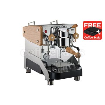 Elektra Verve Mini Coffee Machine: Wood