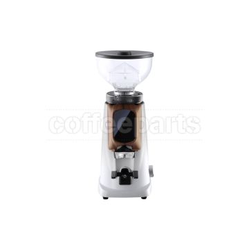 Fiorenzato AllGround Sense Coffee Grinder: Arctic White/Walnut