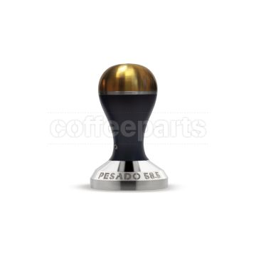 Pesado 58.5mm Modular Coffee Tamper: Black and Gold