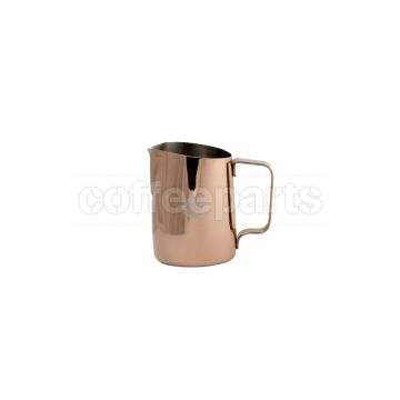 Tiamo 650ml Metallic Bronze Tapered Latte Art Milk Jug