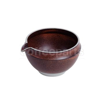 Origami Matcha Bowl: Evening Light (Brown)