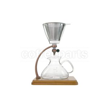 Yama Silverton Coffee and Tea Dripper in a Copper Frame