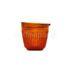 ﻿﻿Huskee Renew Cup with Lid 6oz (177ml): Amber