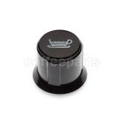Steam water knob with cap