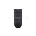 Huskee Set of 4 Charcoal Espresso Cups 3oz (88ml)