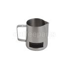 Latte Pro 480ml Milk Jug with built-in Thermometer: Satin