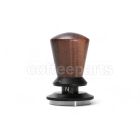 Muvna Coffee Tamper Star: 53mm Ribbed Base Walnut