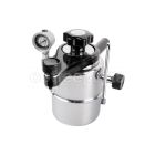 Bellman CX25P espresso maker with ergonomic handle design.