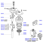 Group head and solenoids
