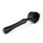 MHW Astra Collection Bottomless Portafilter: 51mm Black/Black (Delonghi)