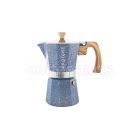 Grosche Milano Stone 6 Cup Stovetop Espresso Maker: Indigo Blue