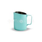﻿Tiamo 650ml Teal Tapered Latte Art Milk Jug
