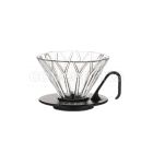 zeroHero Prisma 1-2 Cup Glass Dripper: Clear