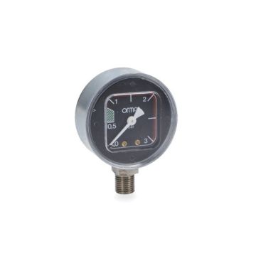 Vertical Boiler Pressure Gauge Ø 62mm 0-3 Bar 1/4" BSP