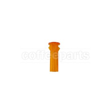 Orange cover for light
