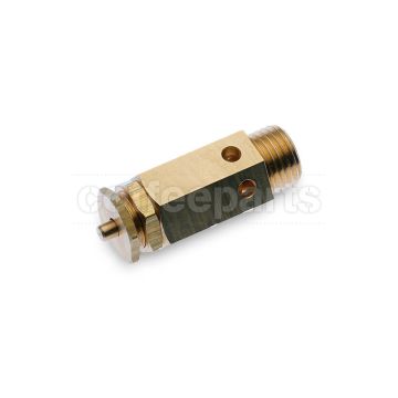 Boiler safety valve with 1/4 inch bsp thread