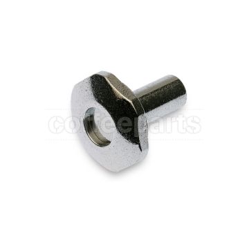 Lever handle cap compact