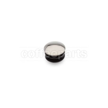 Chromed portafilter handle plug
