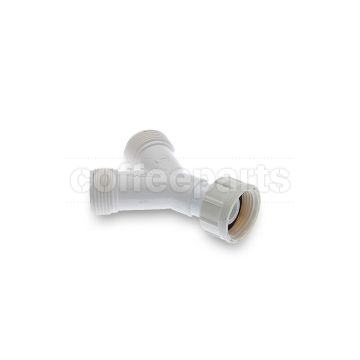 Plastic fitting 3-way 3/4mmf inch bsp