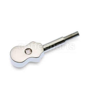 Lever with wheel