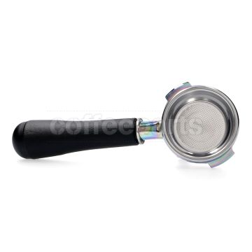 Portafilter 2 Cups "Nanotech Original" with Leather Handle and 3/8 Spout