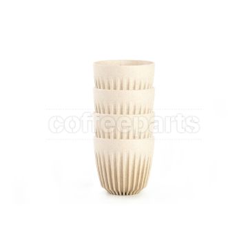 Huskee Set of 4 Natural Espresso Cups 3oz (88ml)