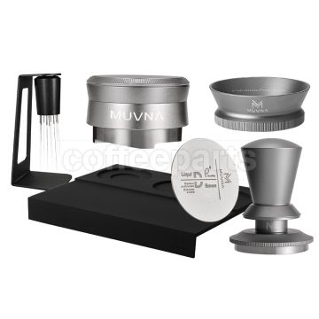Muvna Coffee Tools Bundle: 58mm - Silver